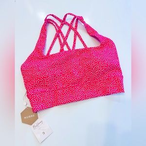 Buffbunny Rosa Sports Bra. Size L.